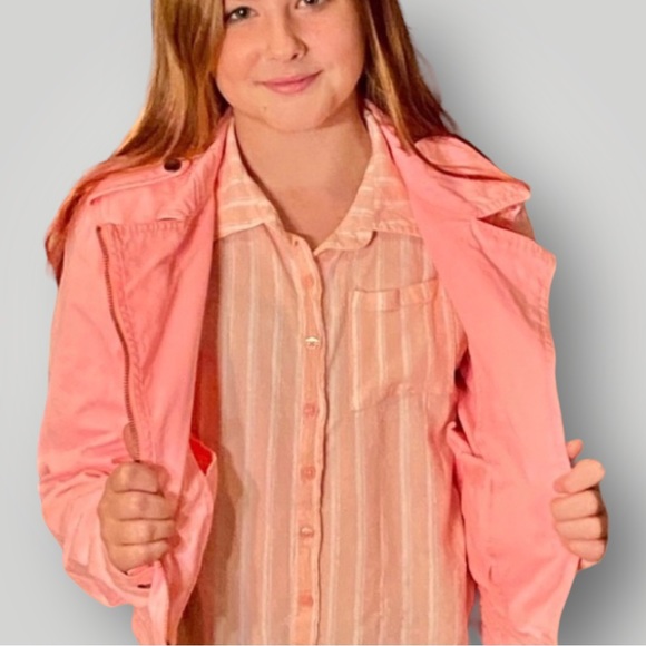 Decree Denim Pink Girls Jacket - Picture 5 of 6